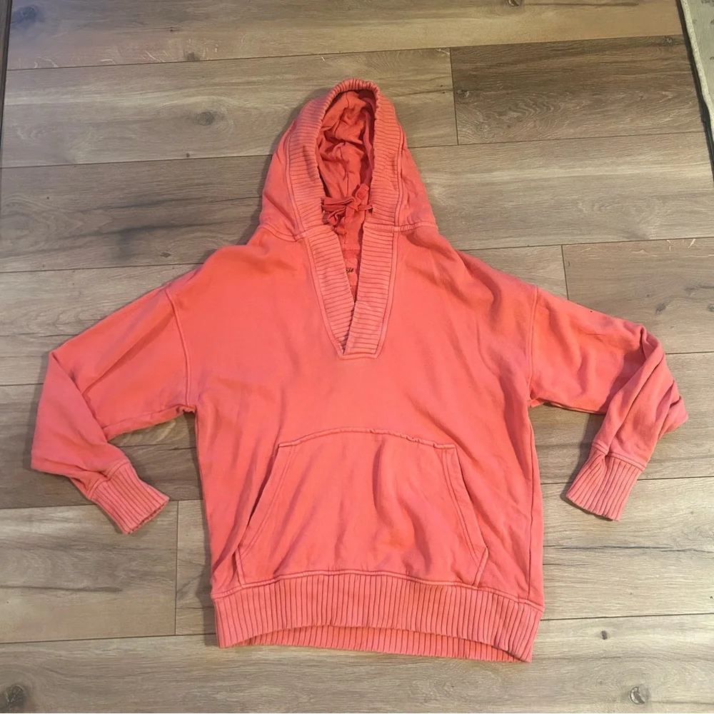 Aerie Down-To-Earth Henley Hoodie in Starburst - Picture 2 of 4